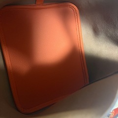 新品　本革 キューブバッグ MM 22 レザー　ゴールド　オレンジ　おまけ付き　新品　ピコタン風　の画像