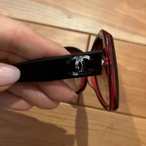 CHANEL サングラス　ピンク　訳あり
