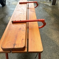 折りたたみの椅子　の画像