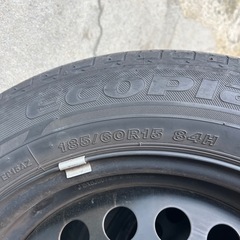ホンダフィット　タイヤホイールの画像
