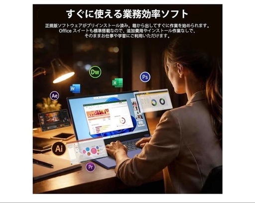 15.6インチ ノートパソコン 16GBメモリ 512GB SSD搭載 PC