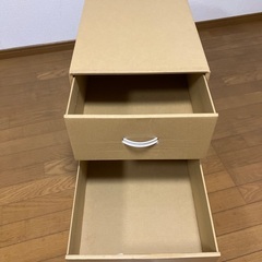 ダンボール製　衣装ケース　２個の画像