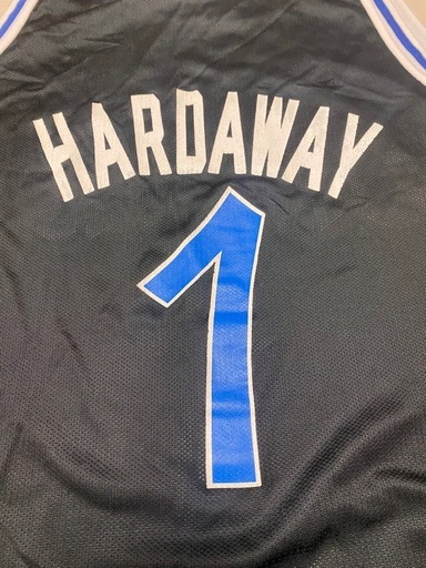 【Champion製】Orlando Magic HARDAWAY #1 NBA ユニフォーム タンクトップ ブラック