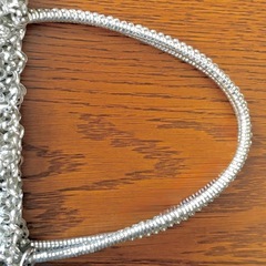 【極美品】ANTEPRIMA アンテプリマ スクエア ワイヤーバッグ ハンドバッグ シルバー④の画像