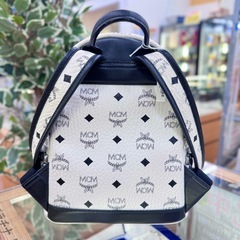 ☆ドリーム荒牧店☆MCM ヴィセトス ミニリュック ホワイトの画像