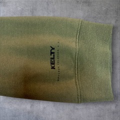 KELTY オリーブ スウェットトレーナー ス ロゴ Lサイズ ケルティーの画像