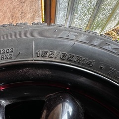 美品！ララパーム 14インチ 155/65R14 ブリヂストンVRX
の画像