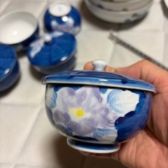 有田焼鉢皿と湯呑みセットの画像