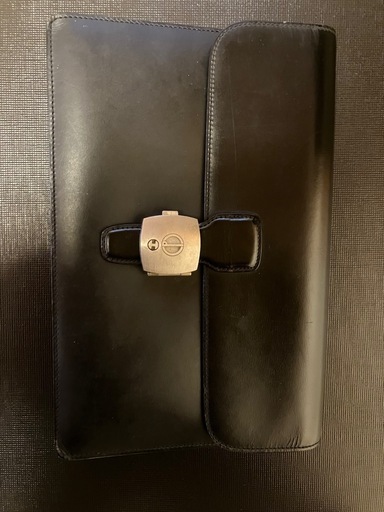 dunhill クラッチバッグ ブラック レザー