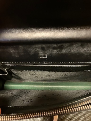 dunhill クラッチバッグ ブラック レザー