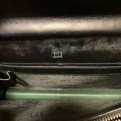 dunhill クラッチバッグ ブラック レザーの画像
