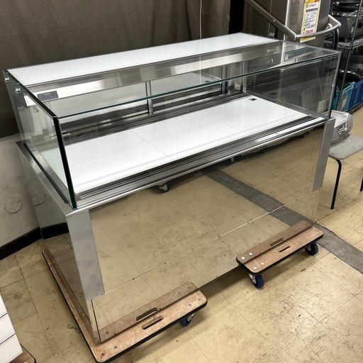7729 ダイヤ冷ケース 業務用 チョコレート専用 冷蔵ショーケース 対面 スイーツ 陳列 ガラス 和菓子 2023年 100V