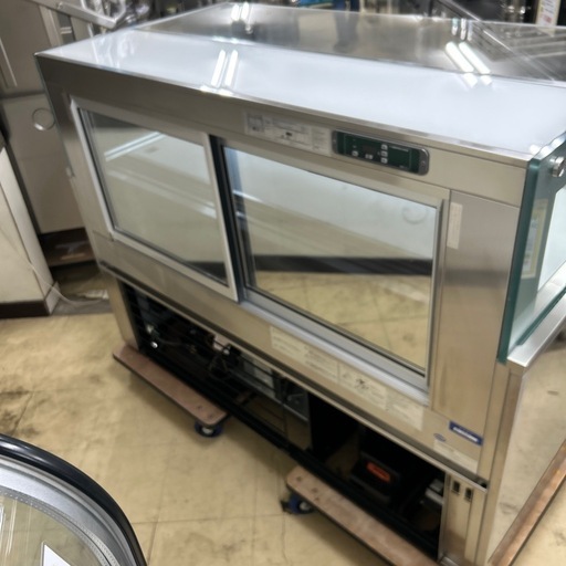 7729 ダイヤ冷ケース 業務用 チョコレート専用 冷蔵ショーケース 対面 スイーツ 陳列 ガラス 和菓子 2023年 100V