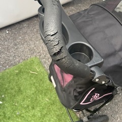PET GEAR 高級3輪ペットカート 空気タイヤ 中型犬OK 即使用可能の画像
