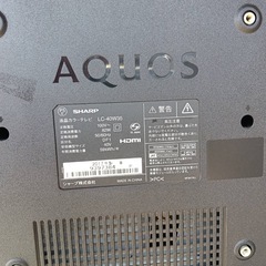 0A1F0  送料無料　SHARP　液晶テレビ　40インチ　動作映像確認済　の画像