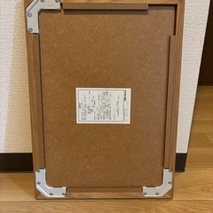 無印良品　壁に付けられる家具ミラー オーク材の画像