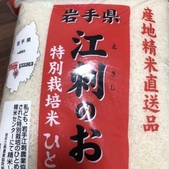 本日限定！ 岩手県産 江刺のお米 特別栽培米 ひとめぼれ 10kg入り 1袋の画像