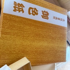 冠婚葬祭用 漆器お盆 金縁 箱入り 未使用保管品の画像