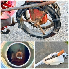ヤンマー 耕うん機 中古 管理機 PSC70W 6.2馬力 ガソリン 家庭菜園 作動品の画像