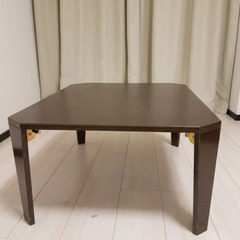 【無料】折りたたみ式ローテーブル 120cm×80cmの画像