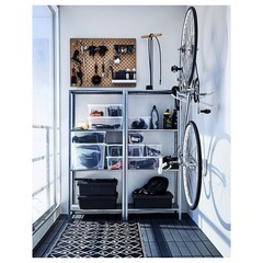 [IKEA]　HYLLIS ヒュッリス スチールラックの画像