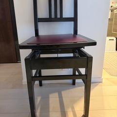 【訳あり格安】YAMAHA製 ピアノ椅子（トムソン椅子）※一番下の高さなら使えますの画像