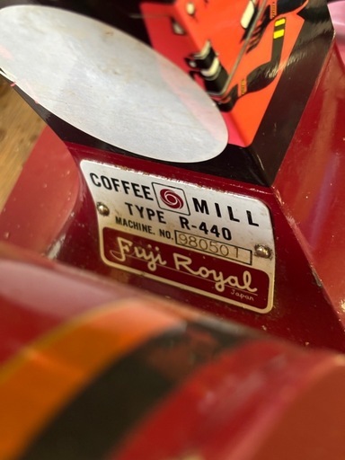 FUJI ROYAL R-440 コーヒーミル グラインダー レッド　アンティーク　レトロ