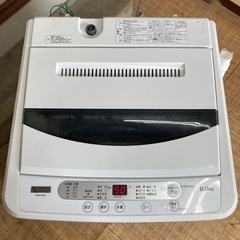 【洗濯機】ヤマダ電機 YWM-T60G1 6kg 2020年製 通電OK A146の画像