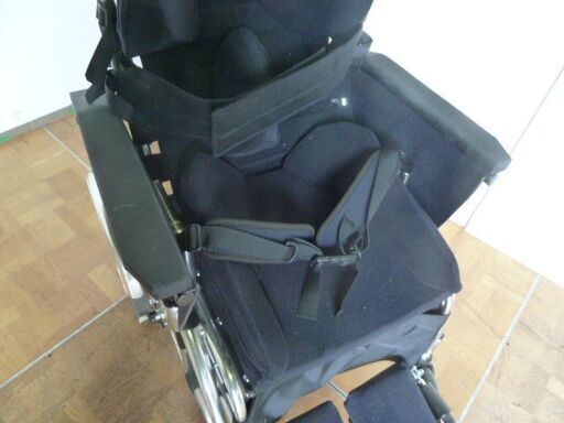 【中古】KATAYAMA 片山車椅子製作所 ティルト式 車椅子 介助型 車いす 車イス 介助 介護 移動 クッション付