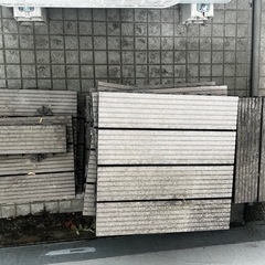 【中古】ウッドパネル　約45枚の画像