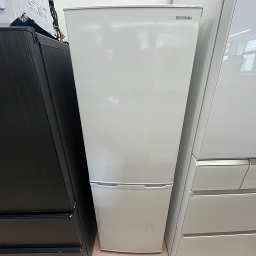 美原店 アイリスオーヤマ 2ドア冷蔵庫 スリムタイプ AF162-W 2020年製 162L　ホワイト