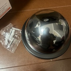ダミー防犯カメラ ドーム型 本体 動作確認用ライト付きの画像