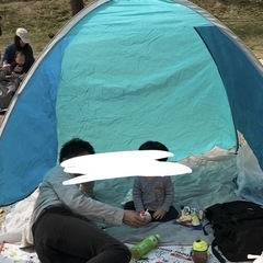 ワンタッチ　ポップアップテントの画像