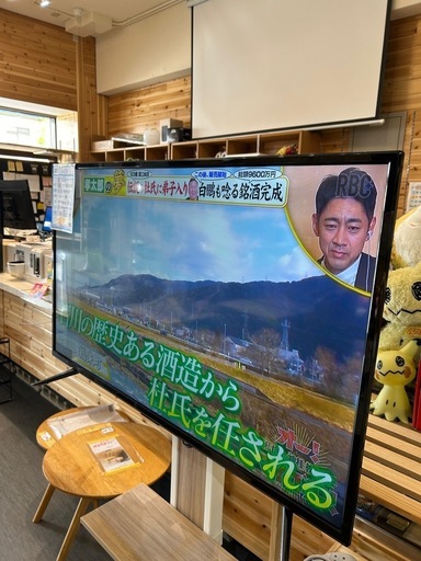 配送可【SHION】50V液晶テレビ★2021年製　クリーニング済み/6ヶ月保証付き【管理番号0528】五 