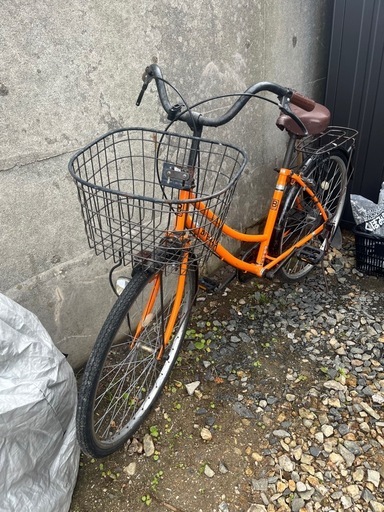 自転車ママチャリ?防犯登録解除済み6000円に値下げします。