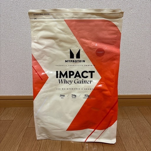 マイプロテイン  IMPACT Whey  Gainer 　ストロベリー味  2.5kg
