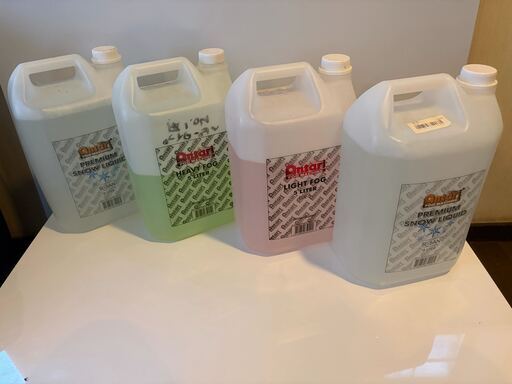 Antari フォグリキッド スノーリキッド 4本セット 5L LIGHT FOG HEAVY FOG SNOW LIQUID