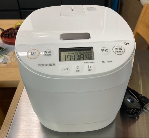 東芝 IHジャー炊飯器 RC-10HR 2022年製 中古