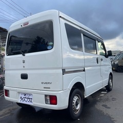 総額29.8万円 スズキ エブリィバン PA 車検8年11月 ハイルーフ 5AGS セカンド発進の画像