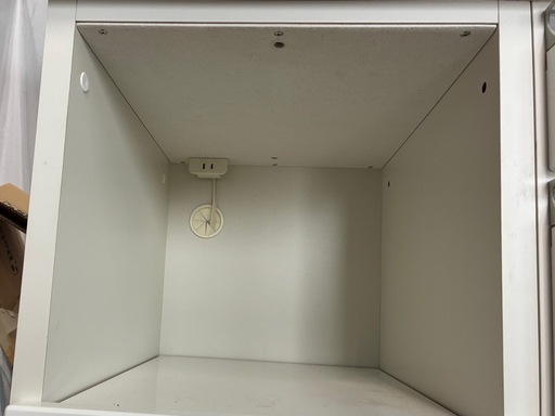 松田家具　キッチンボード　食器棚　ソフトクローズ　左右入替OK ホワイト