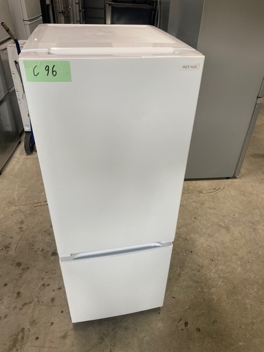 NO C96?福岡市内配送設置無料✨?REFAGE YRZ-F15LW 2ドア冷蔵庫 156L 右開き ホワイト 2024年