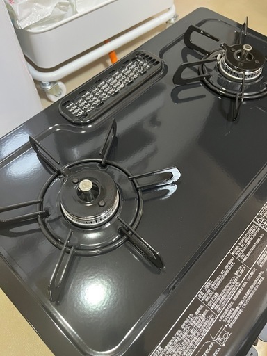 【新品未使用】Paloma二口ガスコンロ　プロパン　