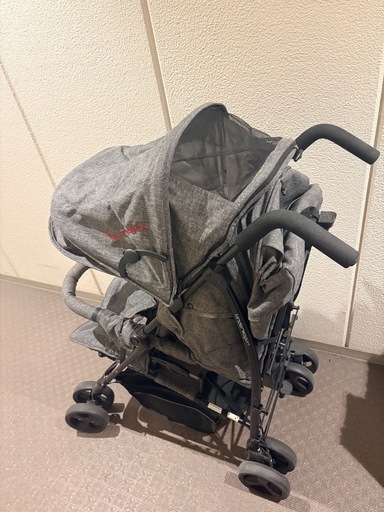 《お譲り先決まりました》日本育児　kinder wagon 二人乗りベビーカー