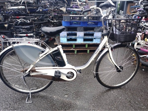 M23試乗?新車みたいな⭐️中古電動ママチャリ　 ヤマハPASウィズ パナソニックビビ　 ブリヂストンフロンティア