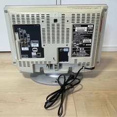 Panasonic VIERA 液晶テレビ 17インチ TH-L17C1-S 2009年製 リモコン、B-CASカード、取説付属 の画像