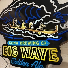 【非売品】ハワイ　ネオンサイン　レア　ビッグウェーブ　bigwave hawaii　kona コナ　の画像
