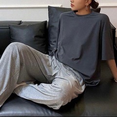 グレーセットアップ　オーバーサイズ Mの画像