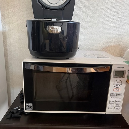 電子レンジ炊飯器セット