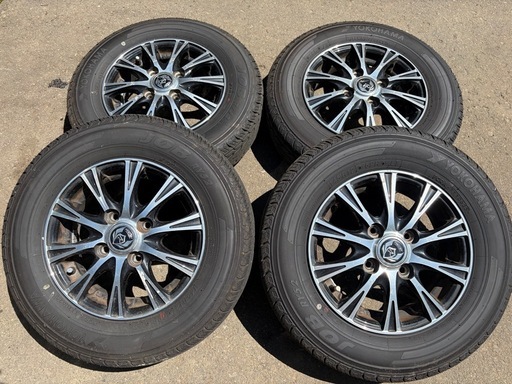 タイヤ、ホイール 12inc wedsホイール付 PCD100-4H 145R12 6PRタイヤ付…