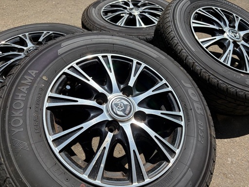 12inc wedsホイール付 PCD100-4H 145R12 6PRタイヤ付…